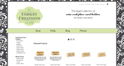 Desktop Screenshot of corkeycreations.com